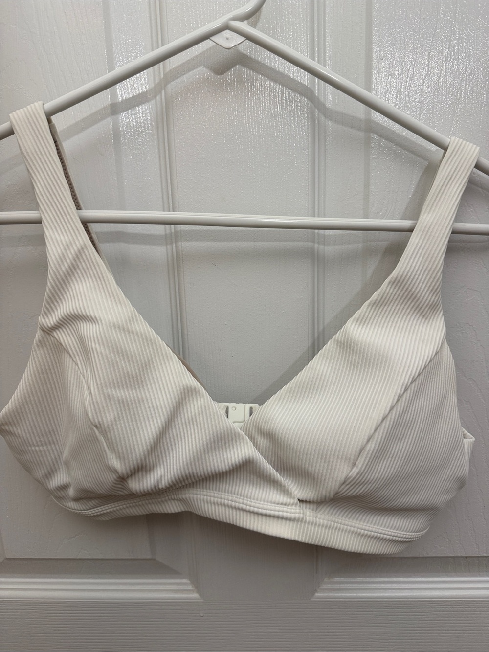 lululemon athletica Ribbed Wireless Bralette in Cream